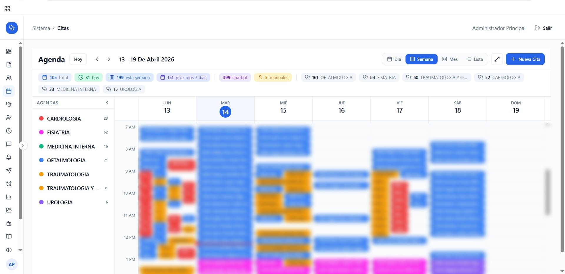 Agenda semanal